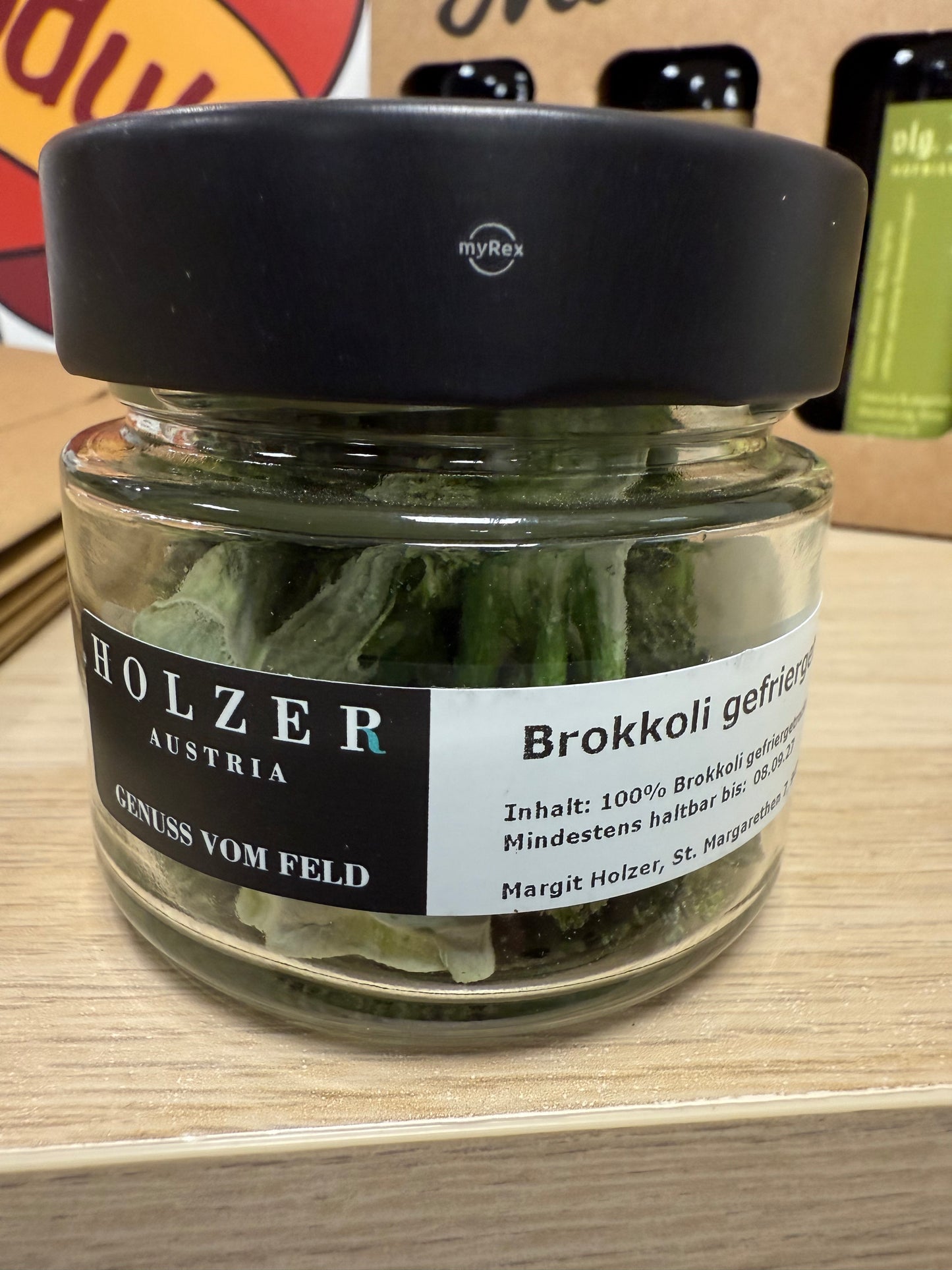 Brokkoli gefriergetrocknet