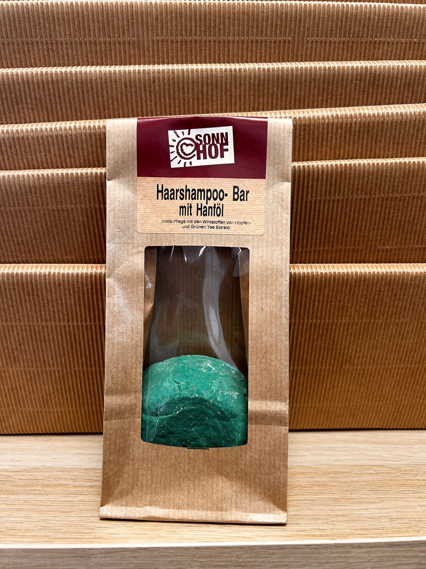 Haarshampoo- Bar mit Hanföl