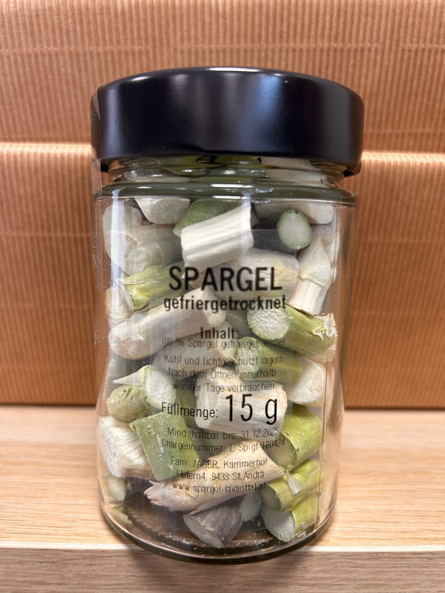 Spargel Gefriergetrocknet 15g