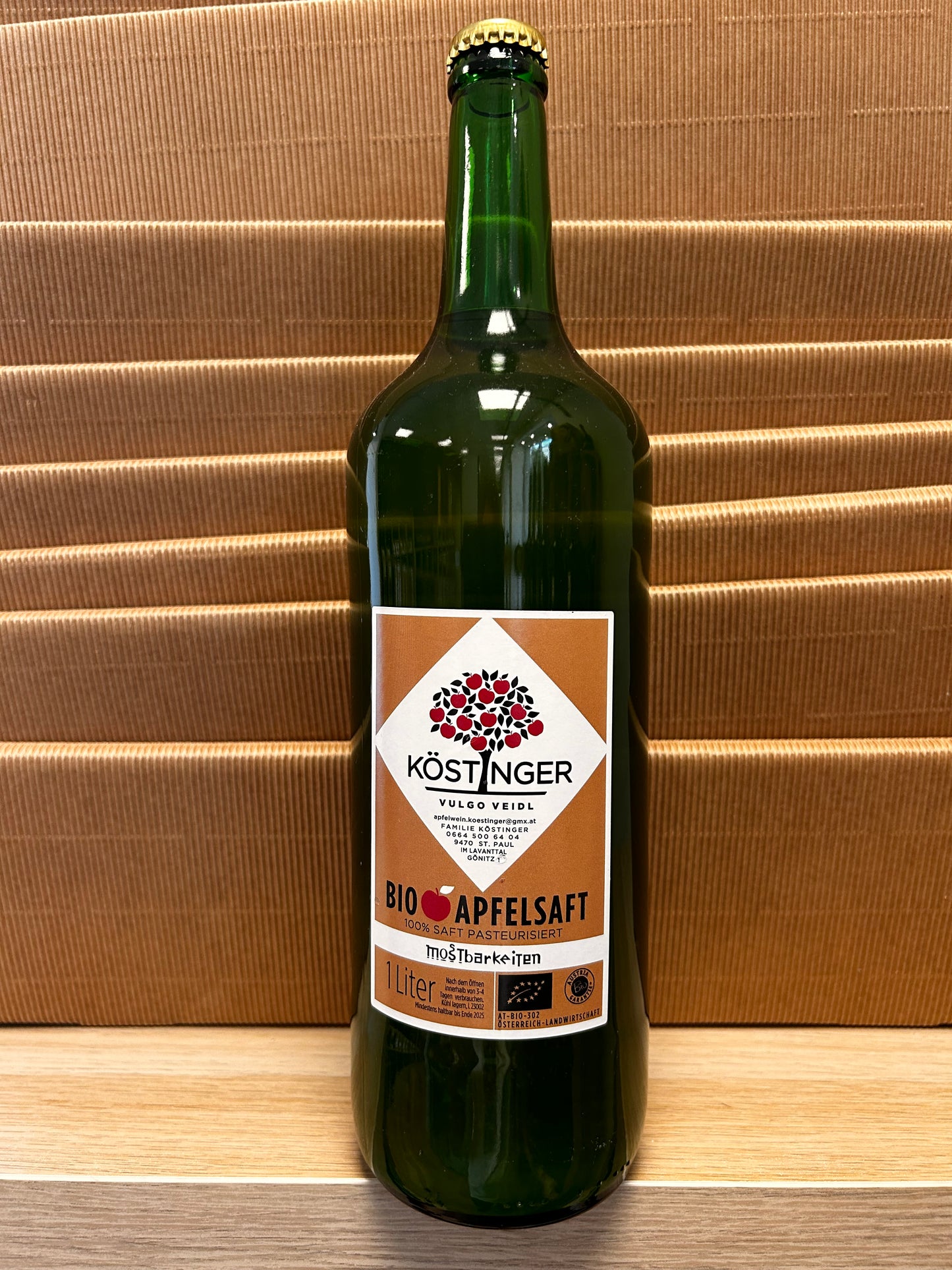 Bio-Apfelsaft klar 1000ml