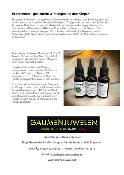 Schwarzer Knoblauch T. 20ml, Nahrungsergänzungsmittel