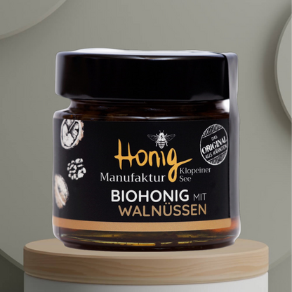 Bio-Honig mit Walnüssen 250g