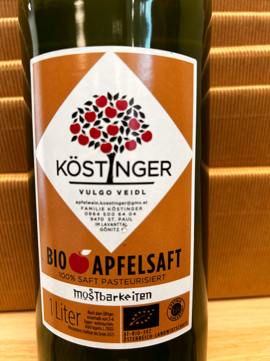 Bio-Apfelsaft klar 1000ml