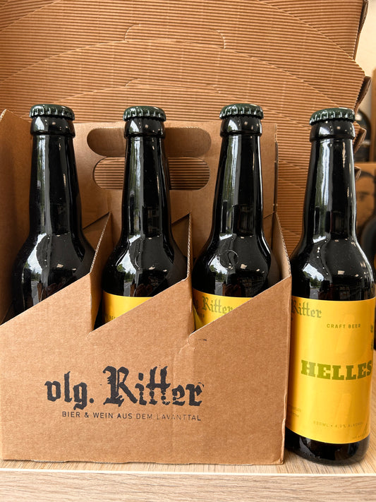 6 Flaschen Craft Beer Helles - Bier aus dem Lavanttal 330ml