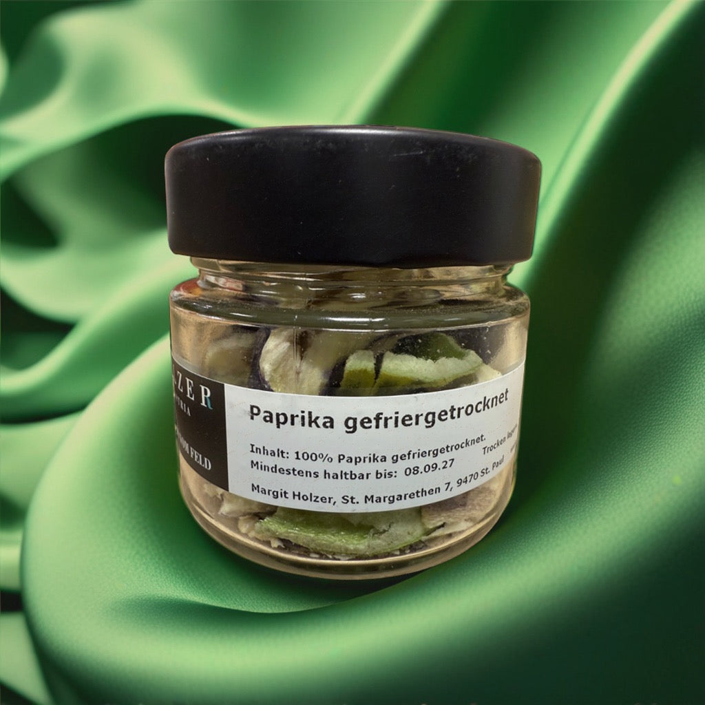 Paprika gefriergetrocknet