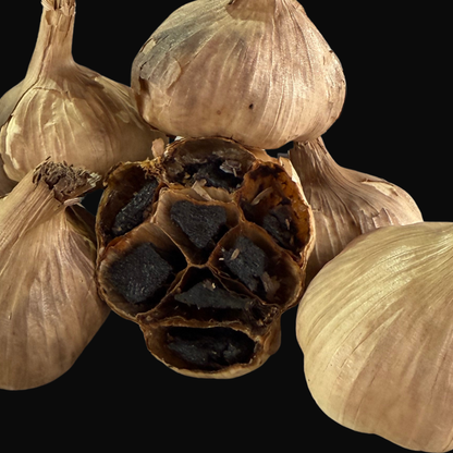 Black Garlic Knollen – Gummibärli-Konsistenz