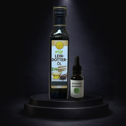 Bio-Leinöl 500 ml – kaltgepresst & ungefiltert (Omega-3-Quelle) | Gaumenjuwelen