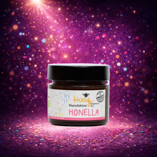 „Honella“- Bio-Honig mit Haselnüssen und Schokolade 250g