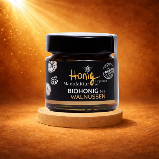 Bio-Honig mit Walnüssen 250g