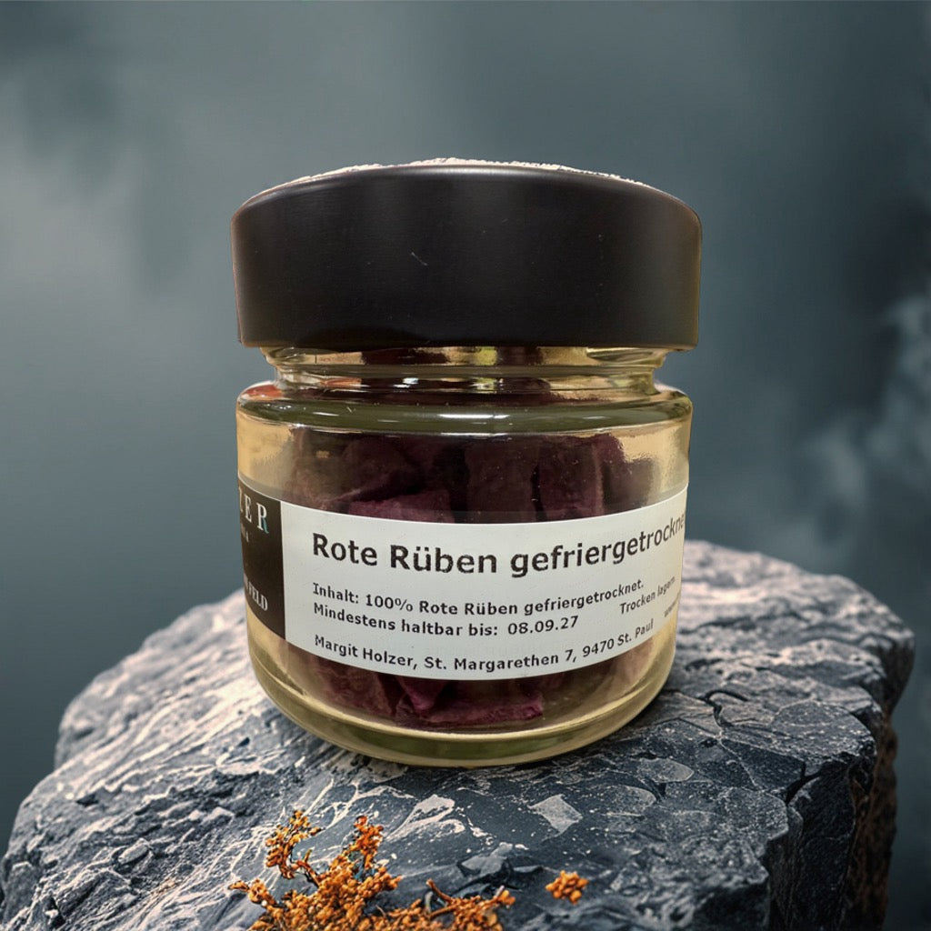 Rote Rüben gefriergetrocknet