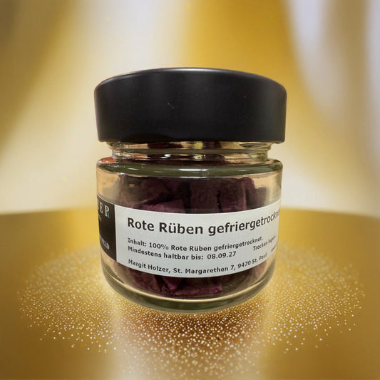 Rote Rüben gefriergetrocknet