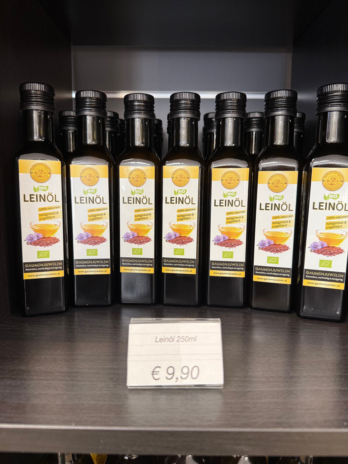 Bio-Leinöl 250ml kaltgepresst und ungefiltert