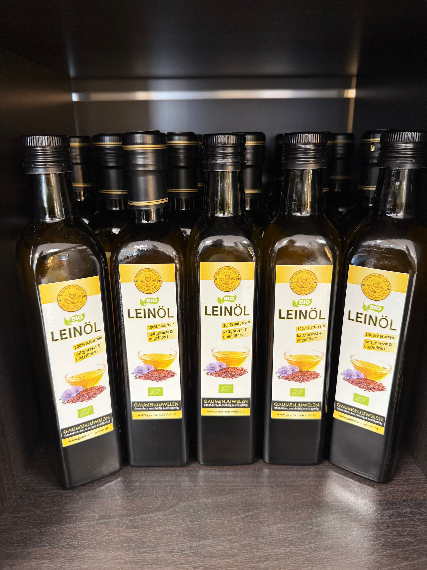 Bio-Leinöl 250ml kaltgepresst und ungefiltert