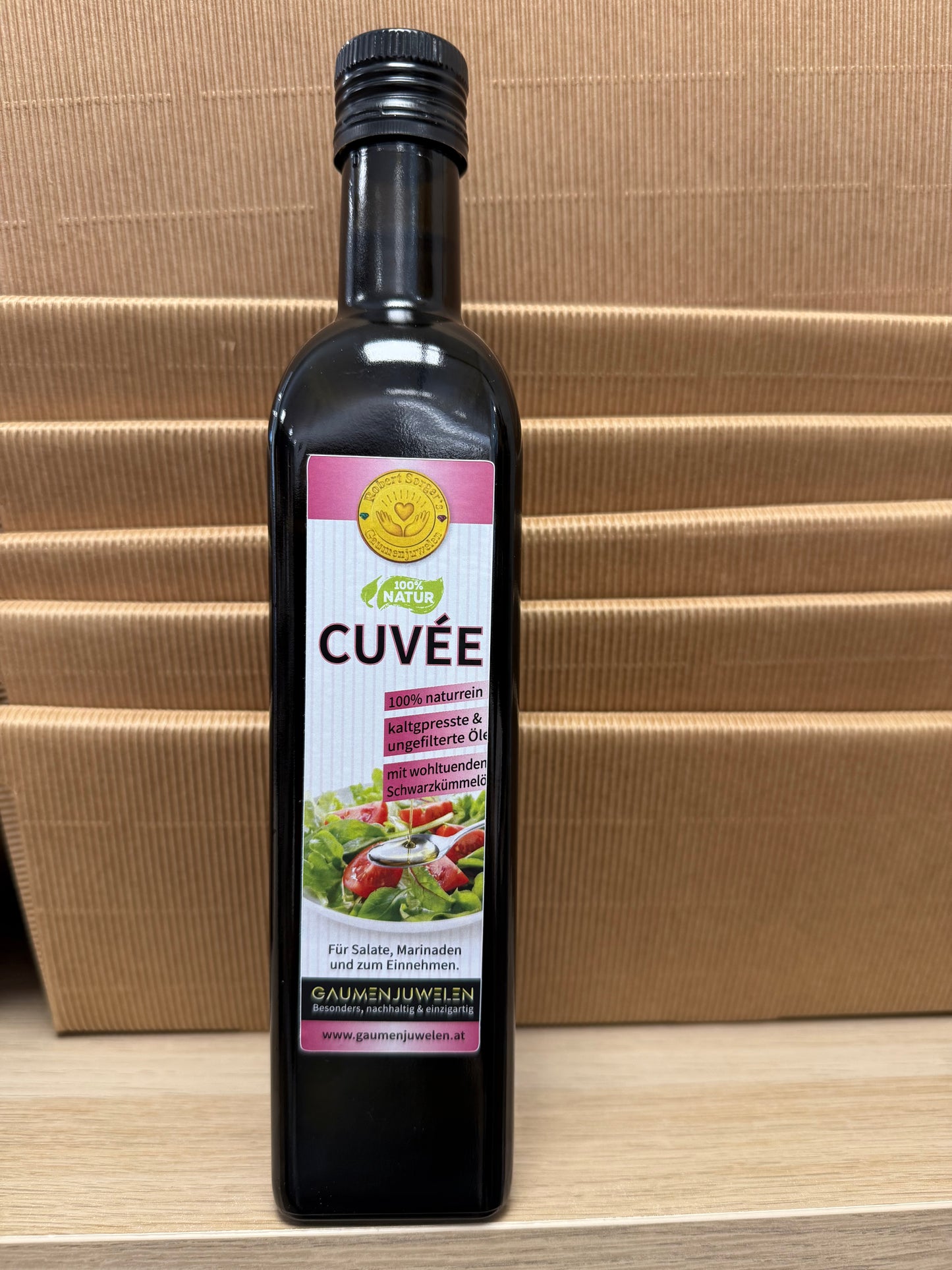 Bio-Cuvee 500ml kaltgepresst und ungefiltert