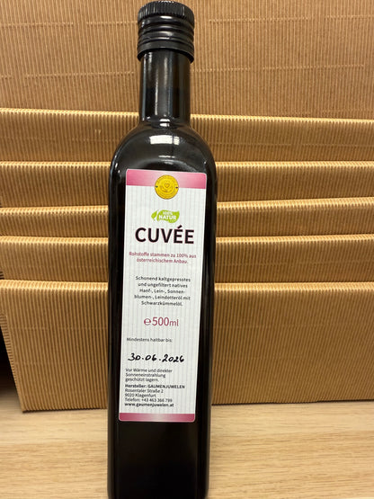 Bio-Cuvee 500ml kaltgepresst und ungefiltert