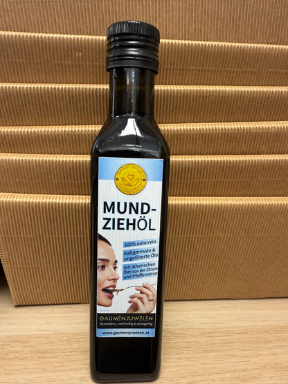 Mund- Ziehöl 250ml kaltgepresst und ungefiltert