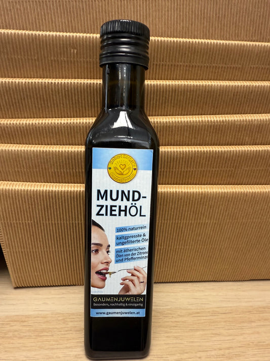 Mund- Ziehöl 250ml kaltgepresst und ungefiltert